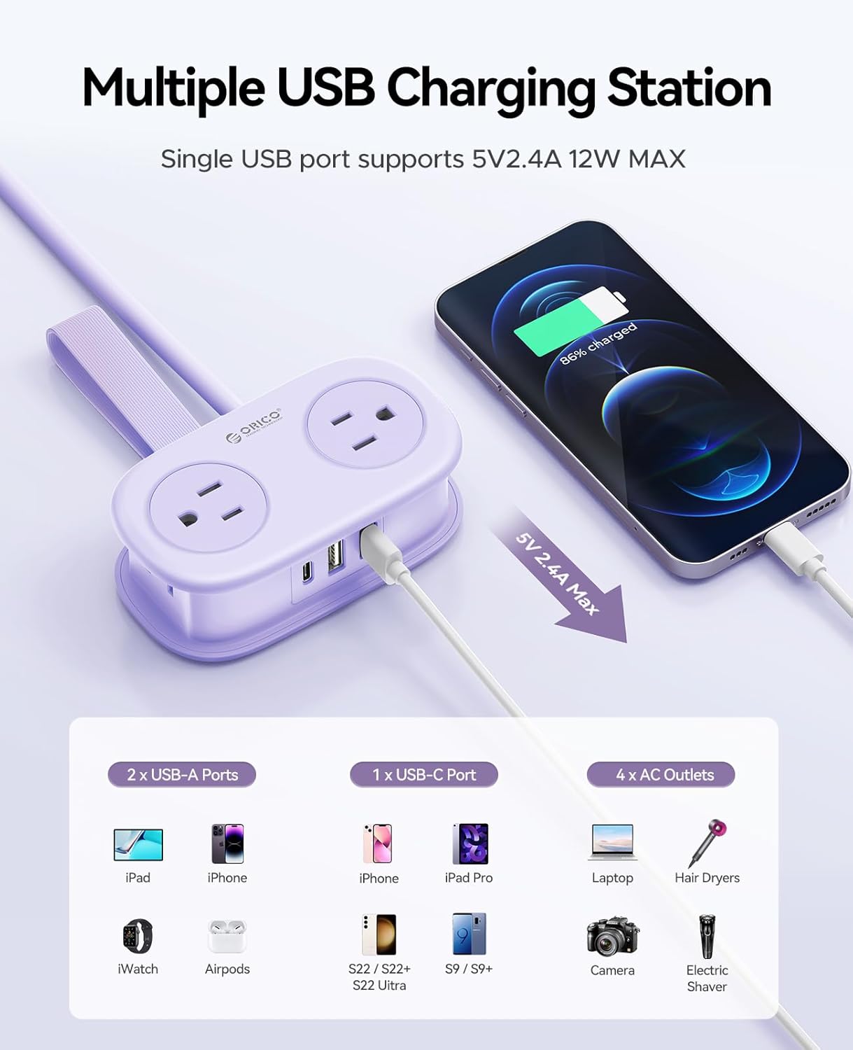 Talora™ Travel Power Strip
